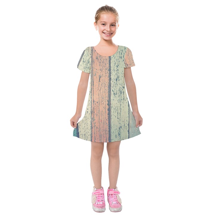 Hardwood Kids  Short Sleeve Velvet Dress