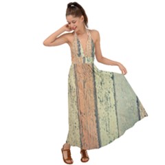 Hardwood Backless Maxi Beach Dress