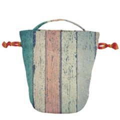 Hardwood Drawstring Bucket Bag by artworkshop