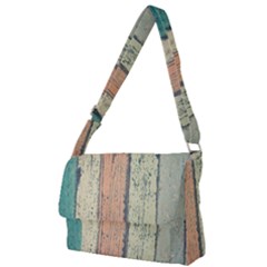 Hardwood Full Print Messenger Bag (l) by artworkshop