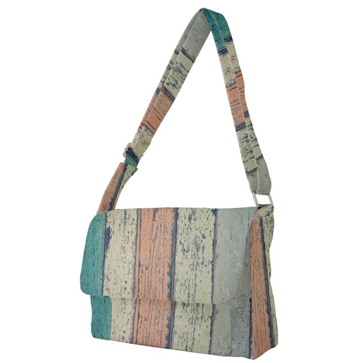 Hardwood Full Print Messenger Bag (L)