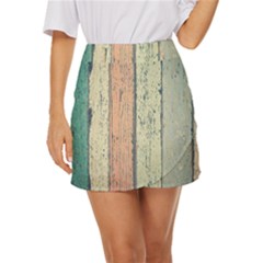 Hardwood Mini Front Wrap Skirt