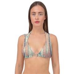 Hardwood Double Strap Halter Bikini Top by artworkshop