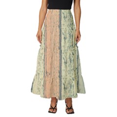 Hardwood Tiered Ruffle Maxi Skirt by artworkshop