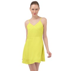 Unmellow Yellow	 - 	Summer Time Chiffon Dress