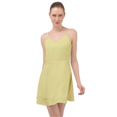 Yellow Iris	 - 	summer Time Chiffon Dress by ColorfulDresses