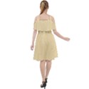 Banana Mania Yellow	 - 	Cut Out Shoulders Chiffon Dress View2