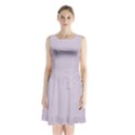 Languid Lavender Purple	 - 	Sleeveless Waist Tie Chiffon Dress View1