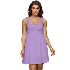 Periwinkle Purple	 - 	ruffle Strap Babydoll Chiffon Dress by ColorfulDresses