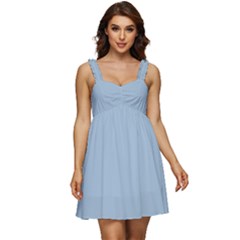 Cashmere Blue	 - 	ruffle Strap Babydoll Chiffon Dress by ColorfulDresses