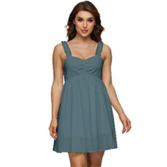 Deep Space Sparkle	 - 	ruffle Strap Babydoll Chiffon Dress by ColorfulDresses