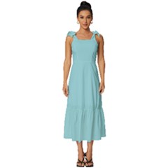 Island Paradise	 - 	tie-strap Tiered Midi Chiffon Dress by ColorfulDresses