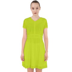 Bitter Lemon Green	 - 	adorable In Chiffon Dress by ColorfulDresses