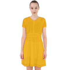 China Yellow	 - 	adorable In Chiffon Dress by ColorfulDresses