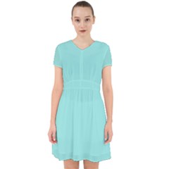 Soft Turquoise	 - 	adorable In Chiffon Dress by ColorfulDresses