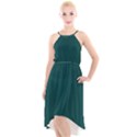 Warm Blackish Green	 - 	High-Low Halter Chiffon Dress View1