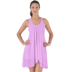 Blossom Pink	 - 	show Some Back Chiffon Dress by ColorfulDresses