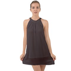 Black Cat	 - 	halter Tie Back Chiffon Dress by ColorfulDresses