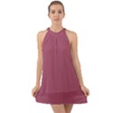 China Rose	 - 	Halter Tie Back Chiffon Dress View1