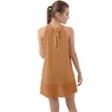 Persian Brown	 - 	Halter Tie Back Chiffon Dress View2