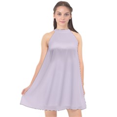 Languid Lavender Purple	 - 	halter Neckline Chiffon Dress by ColorfulDresses