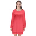 Red Salsa	 - 	Long Sleeve Chiffon Shift Dress View1