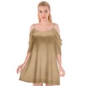 Wood Brown	 - 	Cutout Spaghetti Strap Chiffon Dress View1