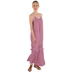 Cashmere Rose Pink	 - 	cami Maxi Ruffle Chiffon Dress by ColorfulDresses