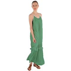 Shiny Shamrock Green	 - 	cami Maxi Ruffle Chiffon Dress by ColorfulDresses