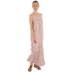 Pale Dogwood	 - 	cami Maxi Ruffle Chiffon Dress by ColorfulDresses