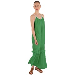 Clover Green	 - 	cami Maxi Ruffle Chiffon Dress by ColorfulDresses