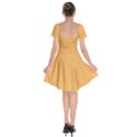 Bees Wax Orange	 - 	Short Sleeve Bardot Dress View2