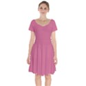 Pale Violet pink	 - 	Short Sleeve Bardot Dress View1