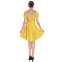 Sunglow Yellow	 - 	Short Sleeve Bardot Dress View2