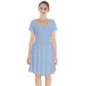 Cashmere Blue	 - 	Short Sleeve Bardot Dress View1