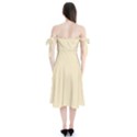 Dutch White	 - 	Shoulder Tie Bardot Midi Dress View2