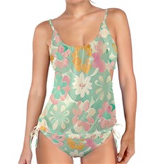 Pastel Flowers Tankini Set by HWDesign