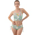 Pastel Flowers Mini Tank Bikini Set View1