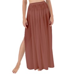 Chestnut Brown	 - 	maxi Chiffon Tie-up Sarong