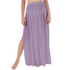 Glossy Grape Purple	 - 	maxi Chiffon Tie-up Sarong