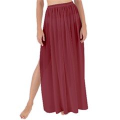 Antique Ruby Red	 - 	maxi Chiffon Tie-up Sarong