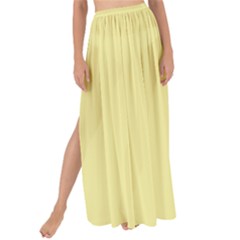 Banana Yellow	 - 	maxi Chiffon Tie-up Sarong by ColorfulWomensWear