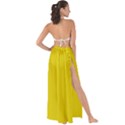 Corn Yellow	 - 	Maxi Chiffon Tie-Up Sarong View2