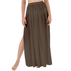 Espresso Brown	 - 	maxi Chiffon Tie-up Sarong