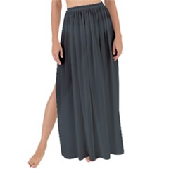 Gunmetal Grey	 - 	maxi Chiffon Tie-up Sarong