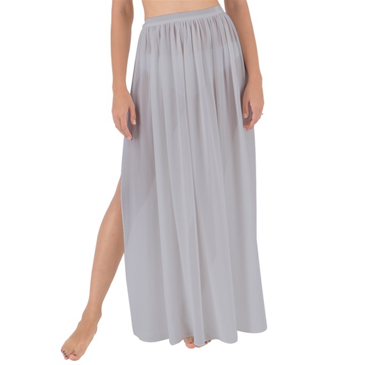 Harbor Mist Grey	 - 	Maxi Chiffon Tie-Up Sarong