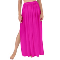 Fashion Fuchsia Pink	 - 	maxi Chiffon Tie-up Sarong