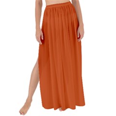 Sinopia Orange	 - 	maxi Chiffon Tie-up Sarong