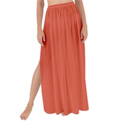 Tigerlily Orange	 - 	maxi Chiffon Tie-up Sarong