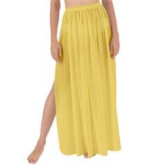 Roya Yellow	 - 	maxi Chiffon Tie-up Sarong by ColorfulWomensWear